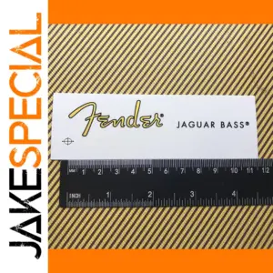 3Pcs Fender Jaguar Bass Headstock Decals