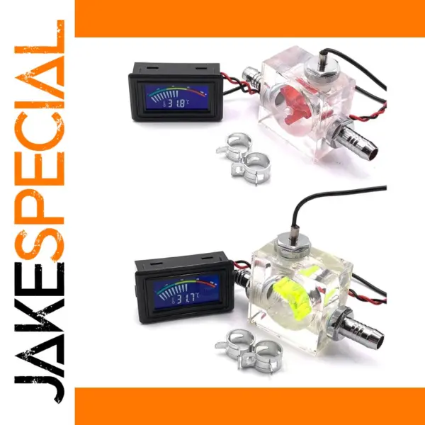 3-Way Liquid Flow Meter and Thermometer