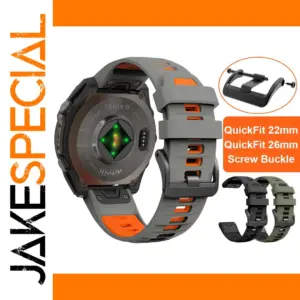 Garmin Fenix 8 & 7X Silicone Strap Bundle