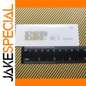 3 E-S-P M-I Custom Guitar Headstock Decals