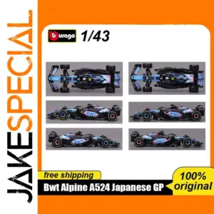 2024 Bburago 1:43 F1 Bwt Alpine A524 Japanese GP Diecast Model