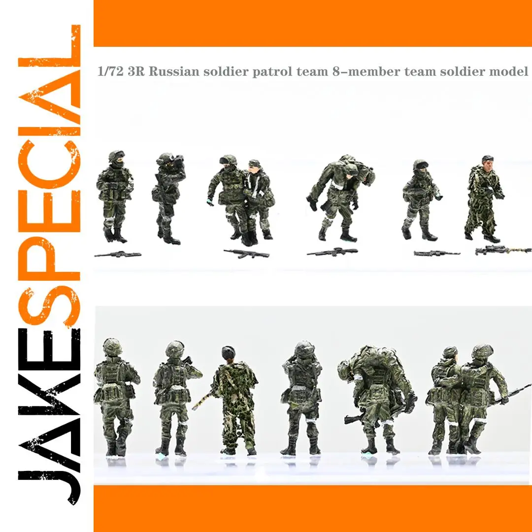 1/72 Russian Soldier Patrol Team Model Set 1 1/72 Russian Soldier Patrol Team Model Set