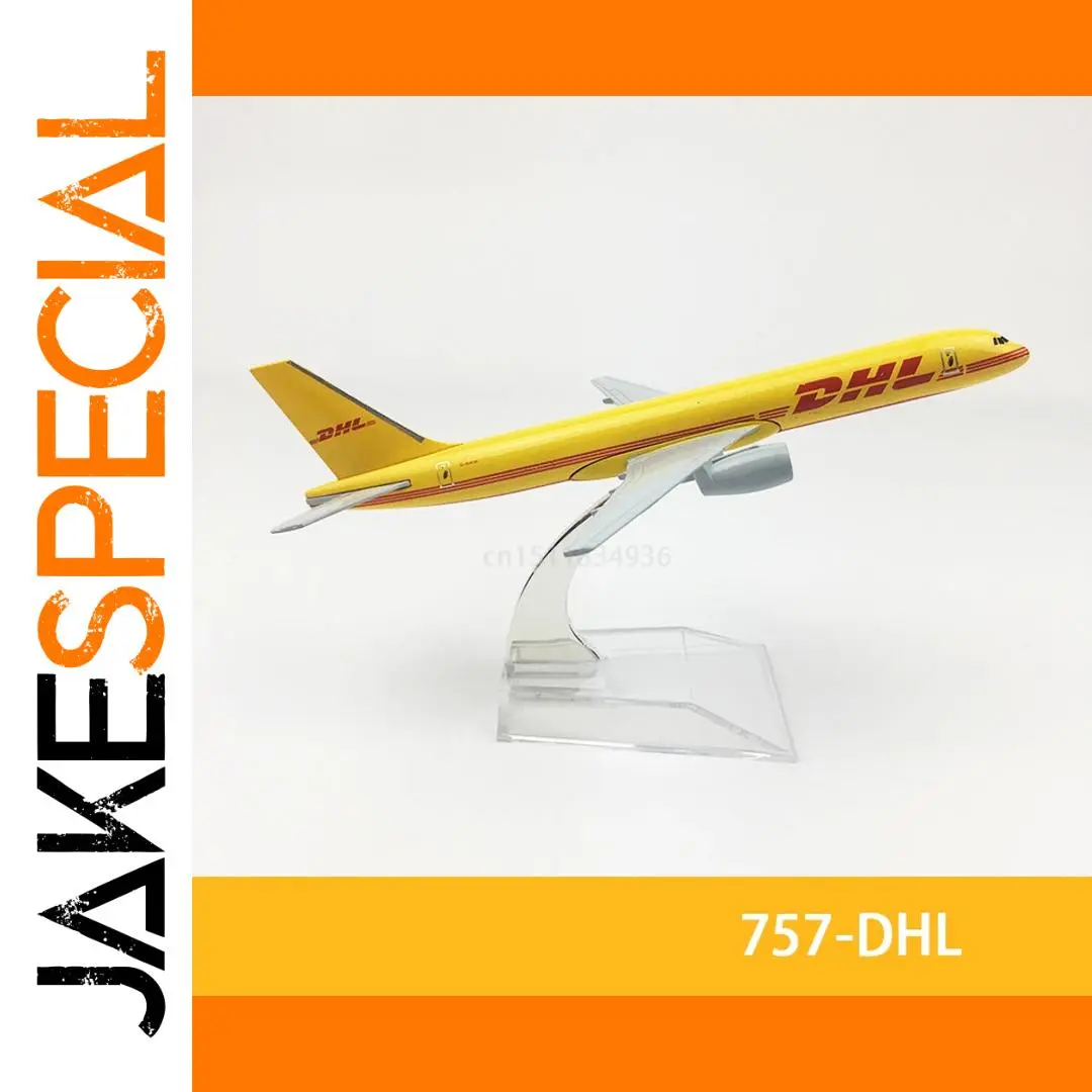 Boeing 757 DHL Diecast Model Aircraft 15CM 1 Boeing 757 DHL Diecast Model Aircraft 15CM