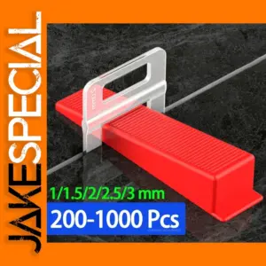 1000pcs Tile Leveling System Spacers and Clips Kit
