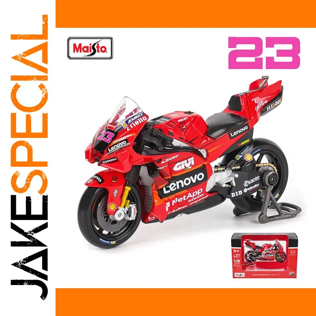 Maisto 1:18 Ducati Racetrack Motorcycle Model 1 Maisto 1:18 Ducati Racetrack Motorcycle Model