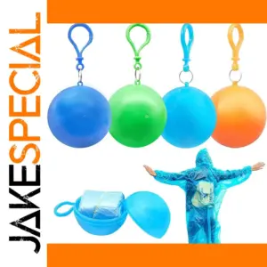 Portable Raincoat Ball Set for Kids and Adults