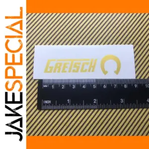 GRETSCH Gold Headstock Decal Set of 3
