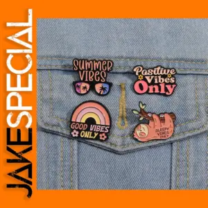 Cute Sloth Enamel Pins for Summer Vibes