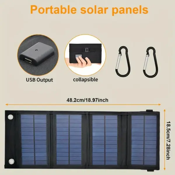 Portable Foldable Solar Panel for Travel - Image 7
