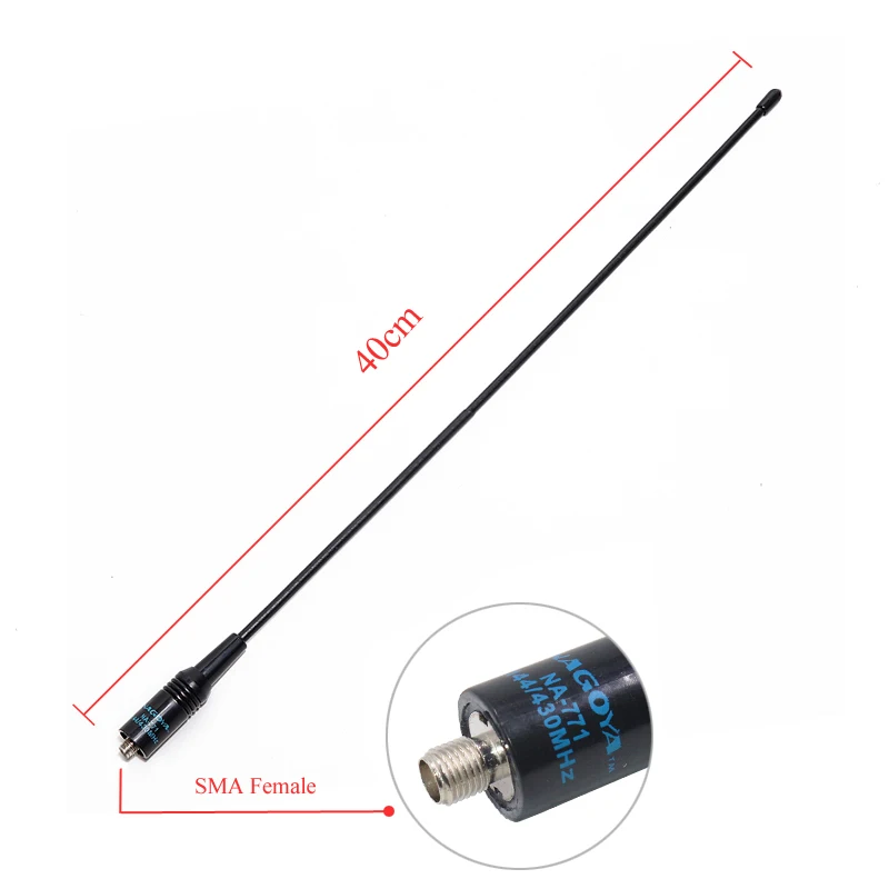 Baofeng Dual Band Antenna SMA-Female 39cm 4 Baofeng Dual Band Antenna SMA-Female 39cm - Image 4