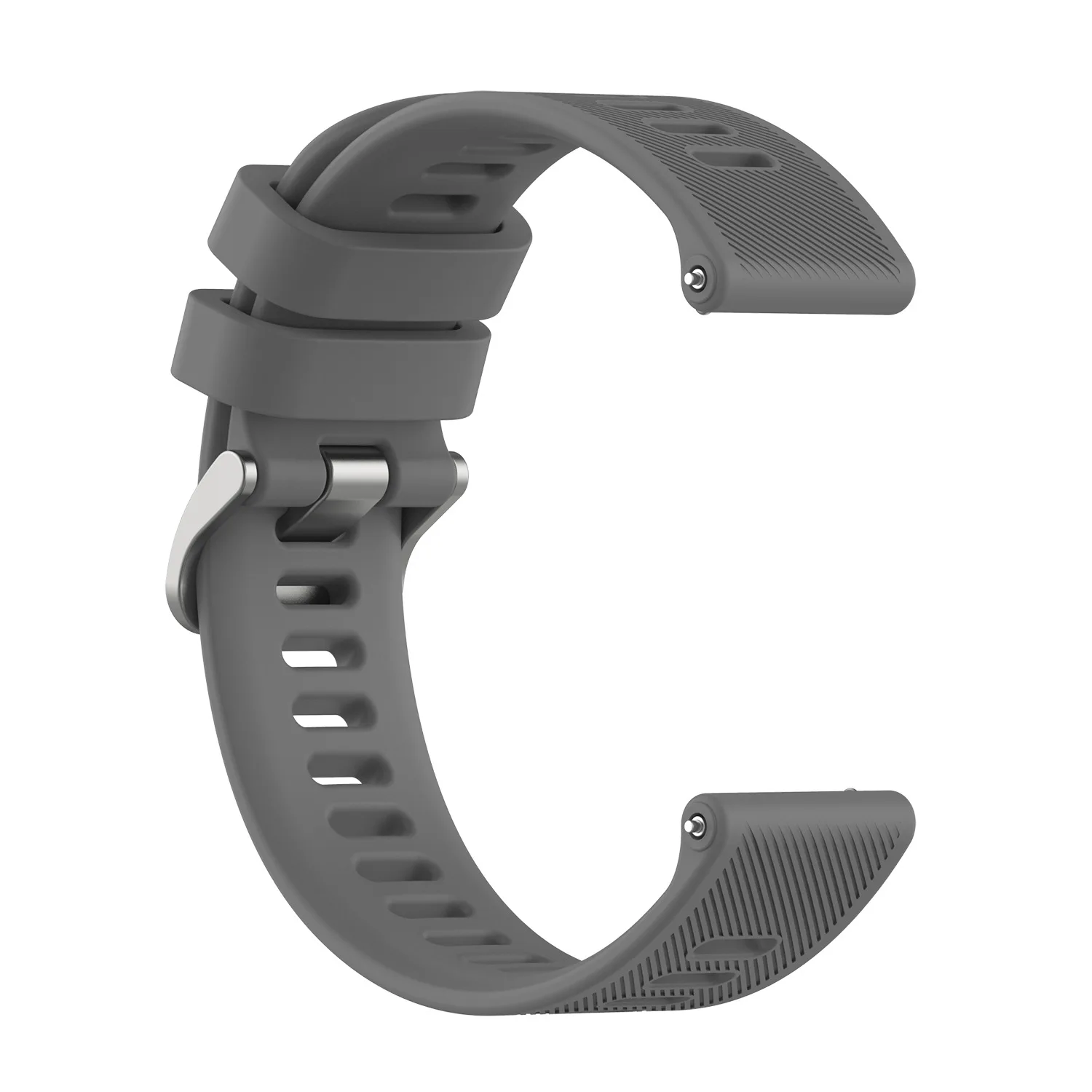 20mm Silicone Strap for Garmin Forerunner 55 2 20mm Silicone Strap for Garmin Forerunner 55 - Image 2