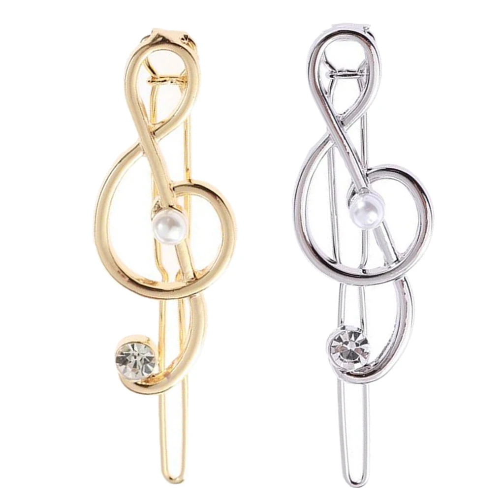 Geometric Music Note Hairpin Clip for Women 4 Geometric Music Note Hairpin Clip for Women - Image 4