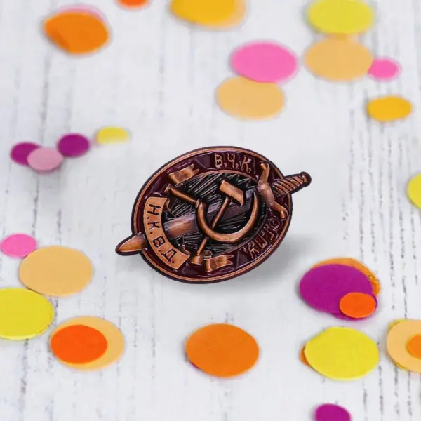 Soviet NKVD Badge of Honor Model ZH2036 - Image 4