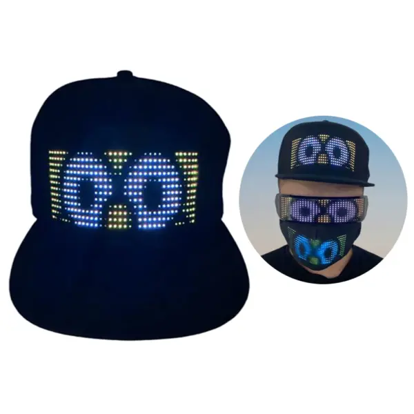 Luminous LED Customizable Cap for Parties - Image 2