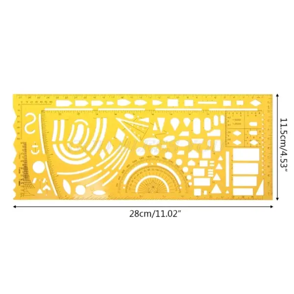 K Resin Geometric Template Ruler Stencil - Image 17