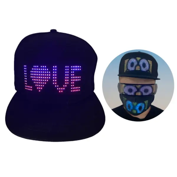 Luminous LED Customizable Cap for Parties - Image 3
