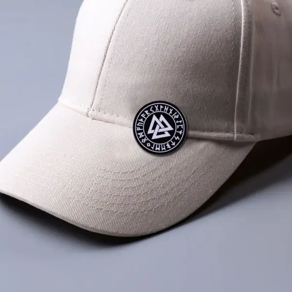 Norse Tri-Triangle Rune Shield Pin - Image 3
