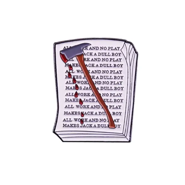 The Shining Geometric Enamel Brooch Pin Badge - Image 2