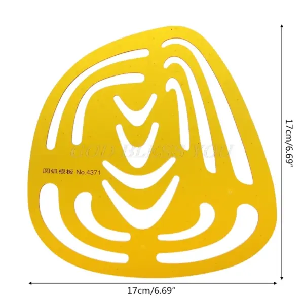 K Resin Geometric Template Ruler Stencil - Image 26