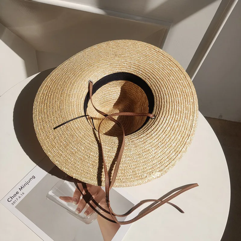 2024 Women's Straw Sun Hat with Wide Brim 4 2024 Women's Straw Sun Hat with Wide Brim - Image 4