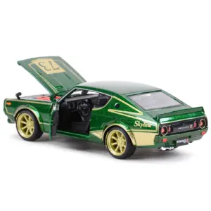 Maisto 1:24 1973 Nissan Skyline Model Car 9 H31afe0e1671b41a791180f83d98773das