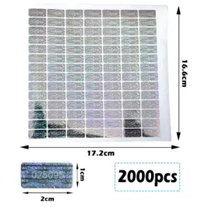 10x20mm Silver Tamper Proof Warranty Stickers 15 H32788bd20e2645e297660a3503ac9a253