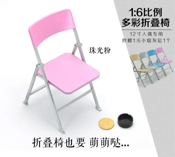 1/6 Scale Colorful Chair for Action Figures - Image 8
