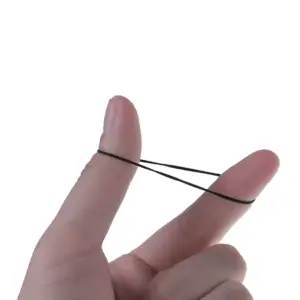 80-Piece Black Rubber Bands Set 0.5mm Width 10 H3b16ba7ad6be4ac9888e3421d5ec5c32C