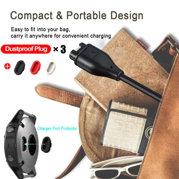 1 Meter USB Type C Charging Cable for Garmin Fenix Series - Image 6