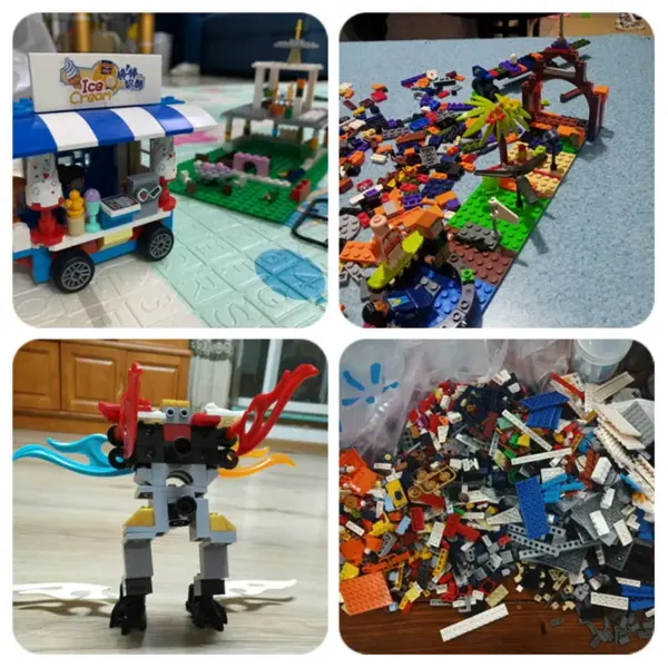 Vibrant Assorted Building Bricks Collection - Image 4