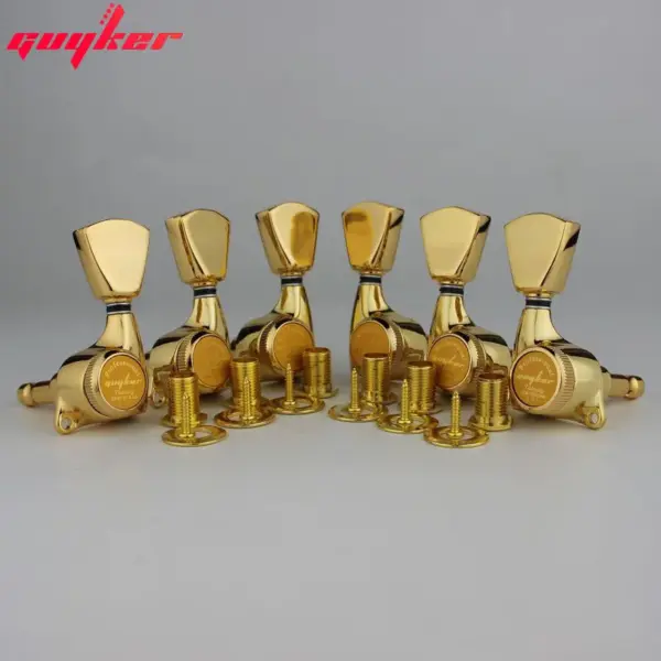 GUYKER Gold Lock String Tuners for Electric Guitar - Image 2