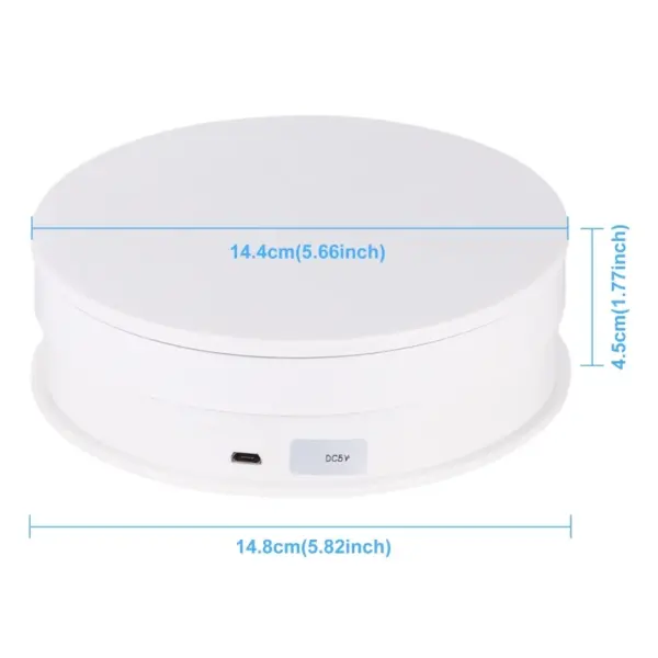 USB Electric Rotating Turntable Display Stand - Image 8