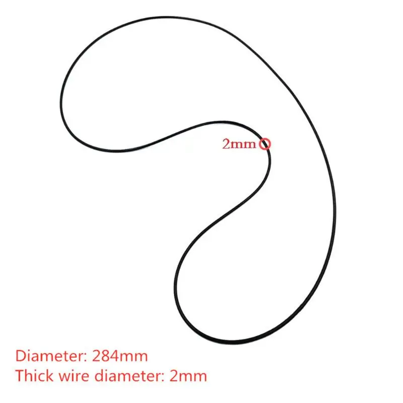 284mm Turntable Belt for LP Vinyl Record Player 3 284mm Turntable Belt for LP Vinyl Record Player - Image 3