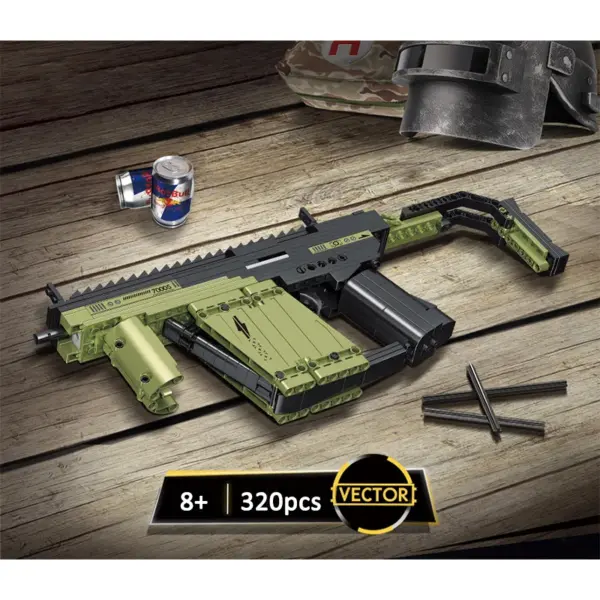Military Series Desert Eagle Pistol MK14 Building Blocks Set - Image 8