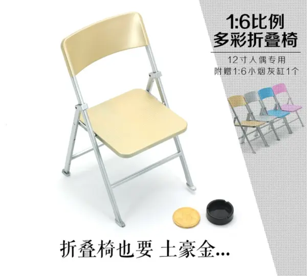 1/6 Scale Colorful Chair for Action Figures - Image 7
