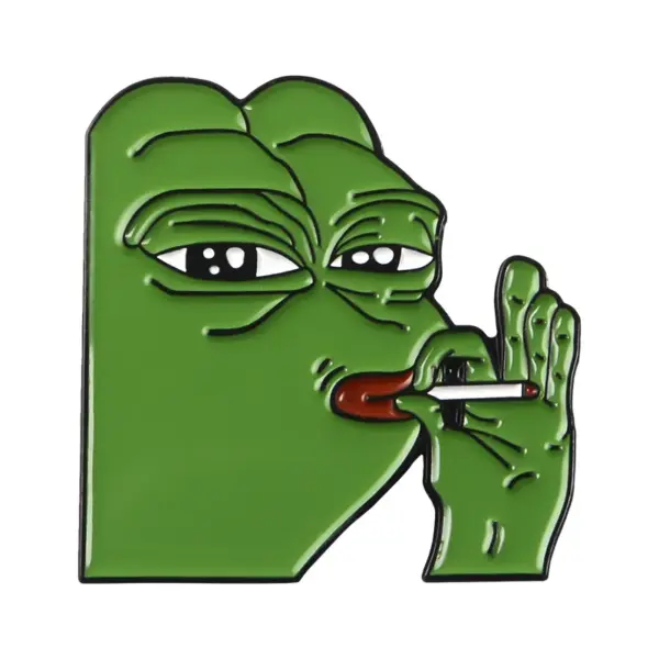 Pepe The Frog Meme Enamel Pin Badge for Bags - Image 26