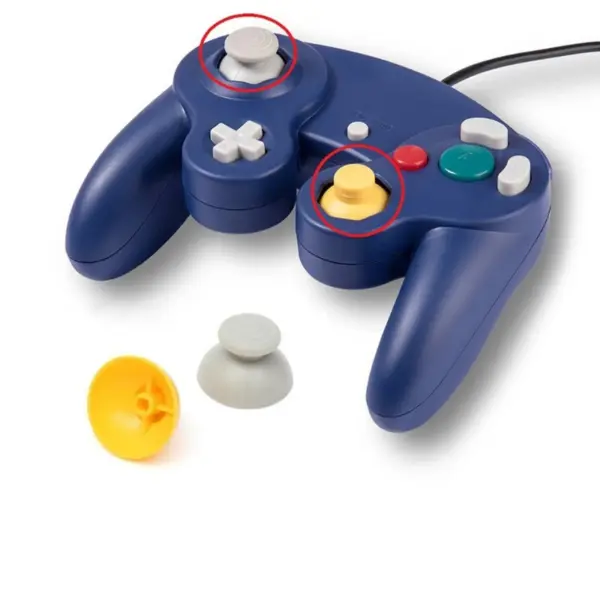 Replacement Silicone Joystick Caps for Nintendo GameCube Controllers - Image 2