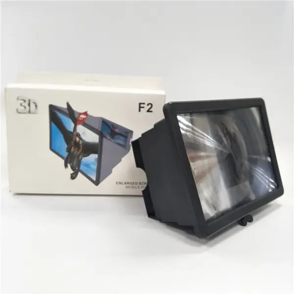 3D Phone Screen Magnifier with Folding Stand - Image 2