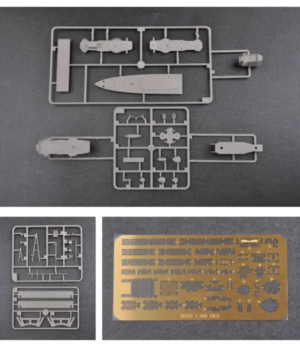 HMS Zulu Destroyer Model Kit 1:350 Scale - Image 2