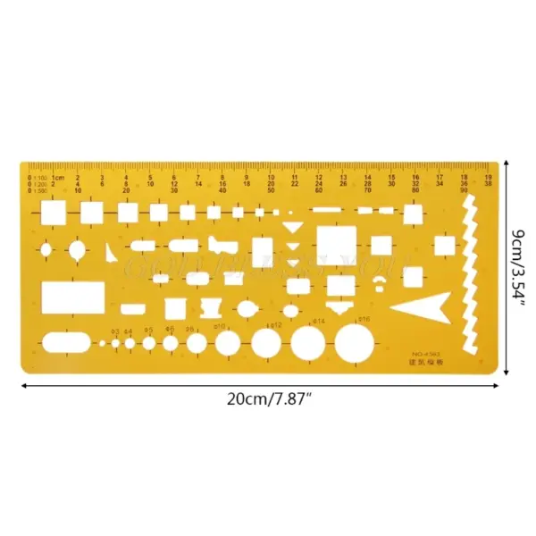K Resin Geometric Template Ruler Stencil - Image 22