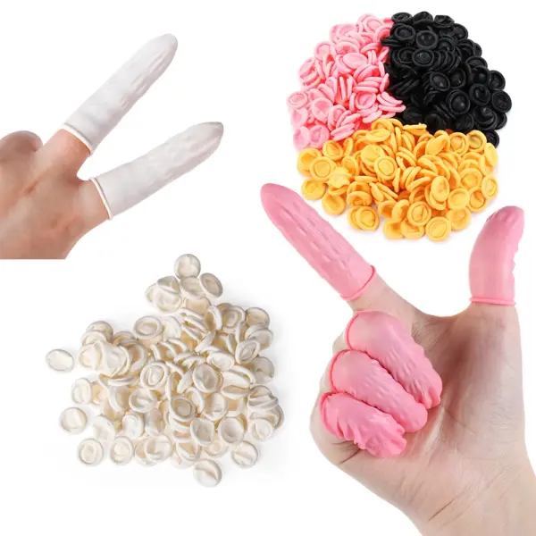 Disposable Latex Finger Cots for Precise Tasks - Image 2