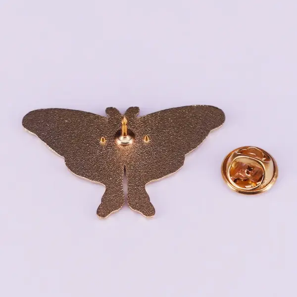 Lunar Butterfly Enamel Brooch Pins Badge - Image 5