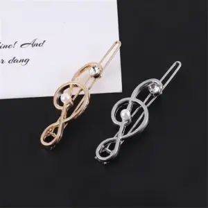 Geometric Music Note Hairpin Clip for Women 12 H60ec4641de1a46d38631c5fabfe0c3791