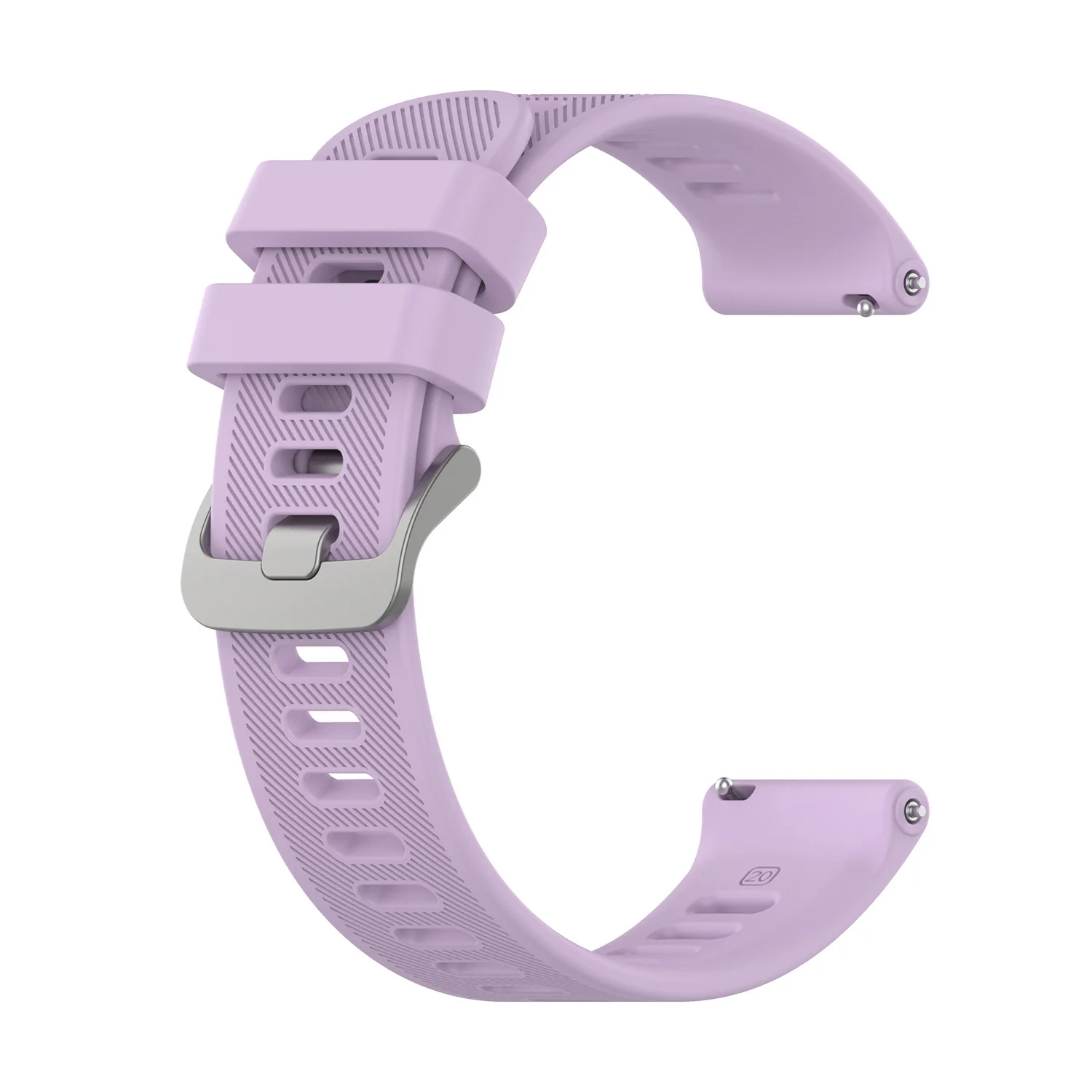 20mm Silicone Strap for Garmin Forerunner 55 10 20mm Silicone Strap for Garmin Forerunner 55 - Image 10
