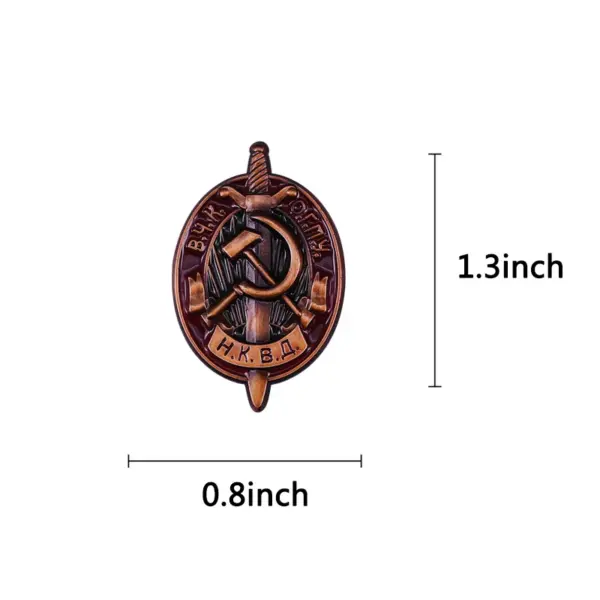 Soviet NKVD Badge of Honor Model ZH2036 - Image 3
