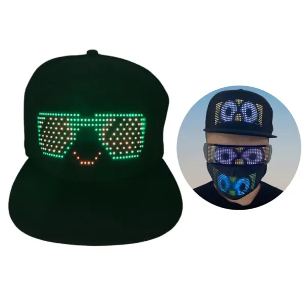 Luminous LED Customizable Cap for Parties - Image 4