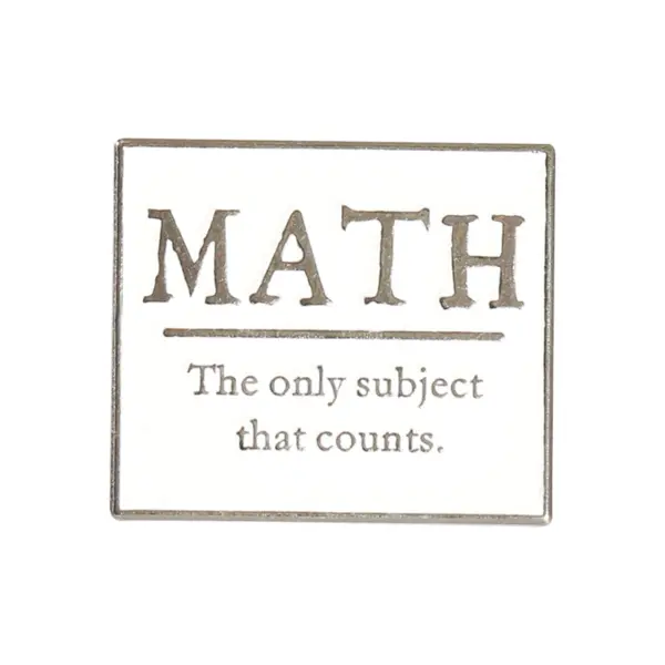 Mathematics Enamel Pin for Backpack Decor - Image 10