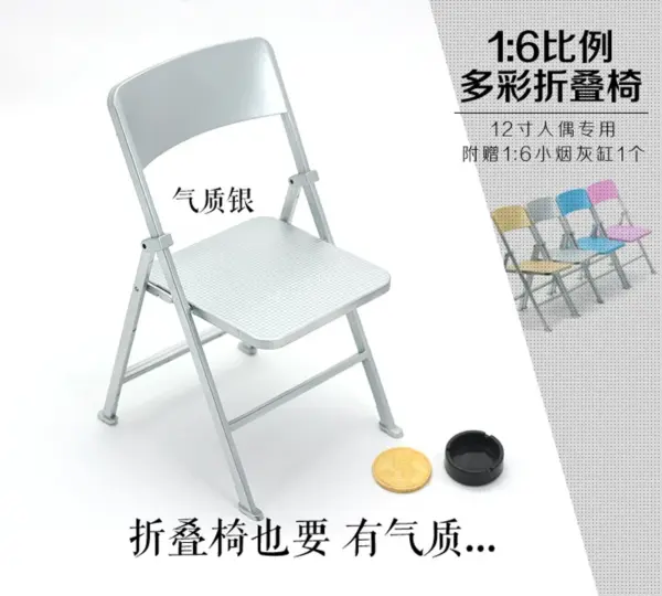 1/6 Scale Colorful Chair for Action Figures - Image 10