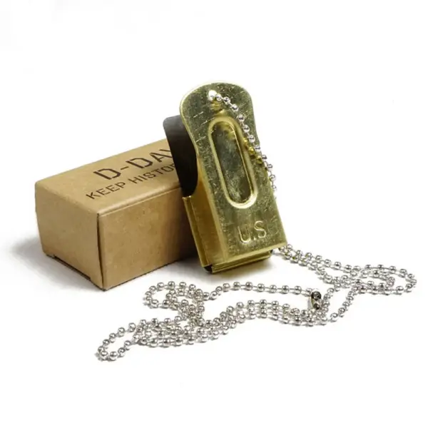 WW2 US Army Airborne Clicker D-Day Normandy Signal Device - Image 2