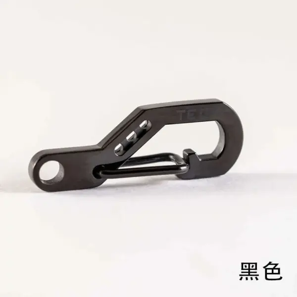 Stainless Steel Python Clip Keychain Accessory - Image 9